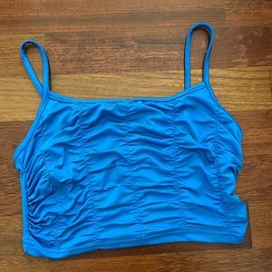 SHEIN Ruched Cami Crop Top